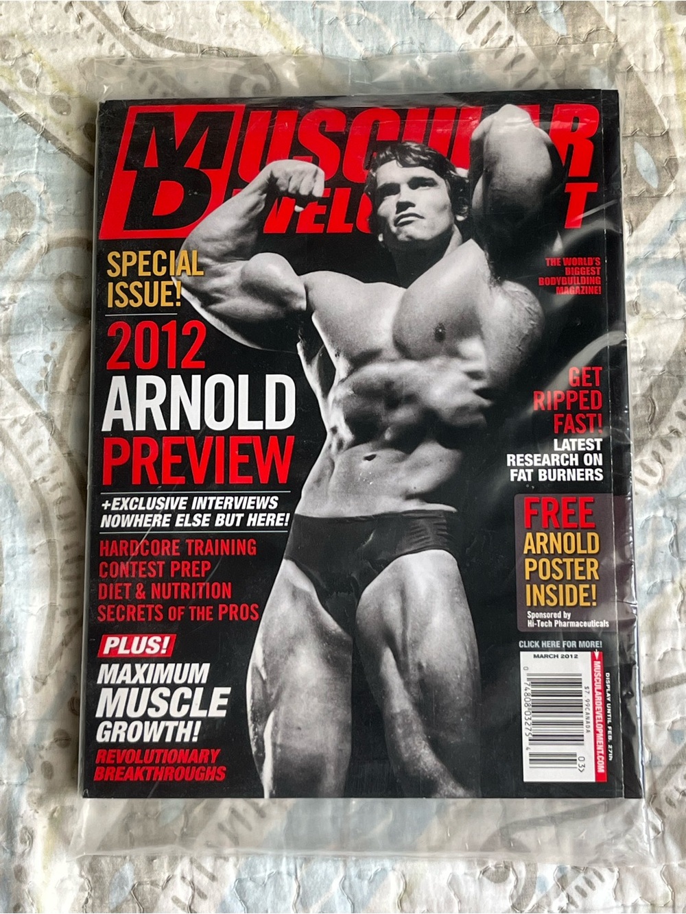 Arnold Schwarzenegger Special Edition Muscular Development 2012 vintage